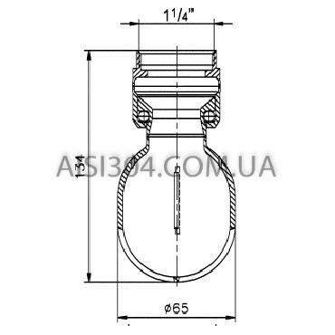 Моющая головка ротационная (вращающаяся) AISI 316
